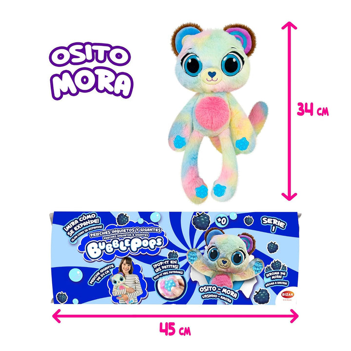 Bizak Bubble Pops, magische Plüschtiere, die ihre Grösse x 5 vergrössern, aufregender Prozess und de