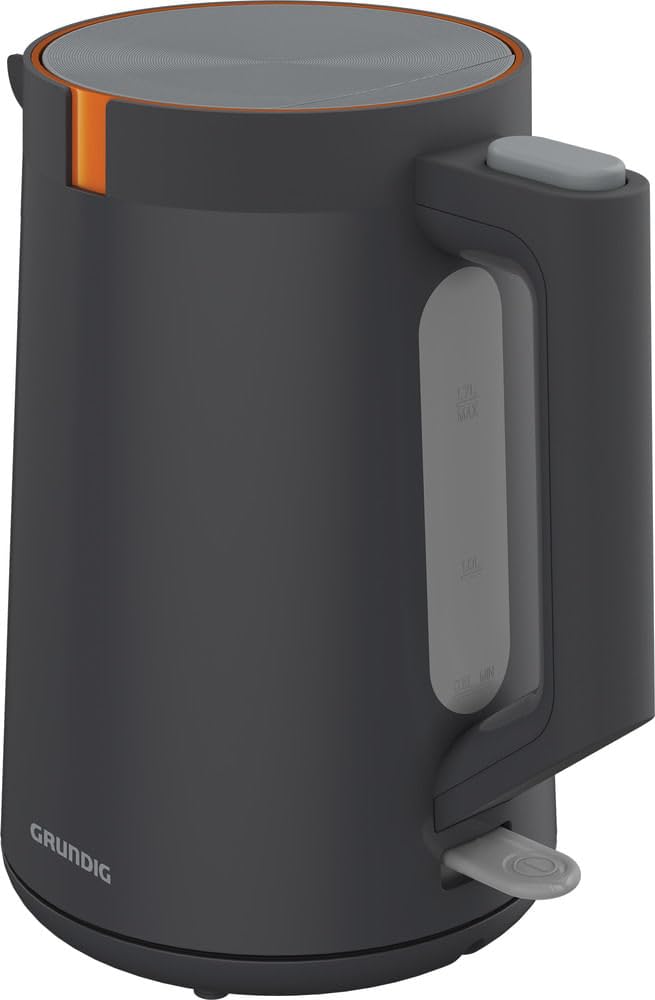 Grundig WK 5320 Wasserkocher, 2200 W Leistung, 1,7 l Fassungsvermögen, Kabelaufwicklung, 1 Liter, Ab