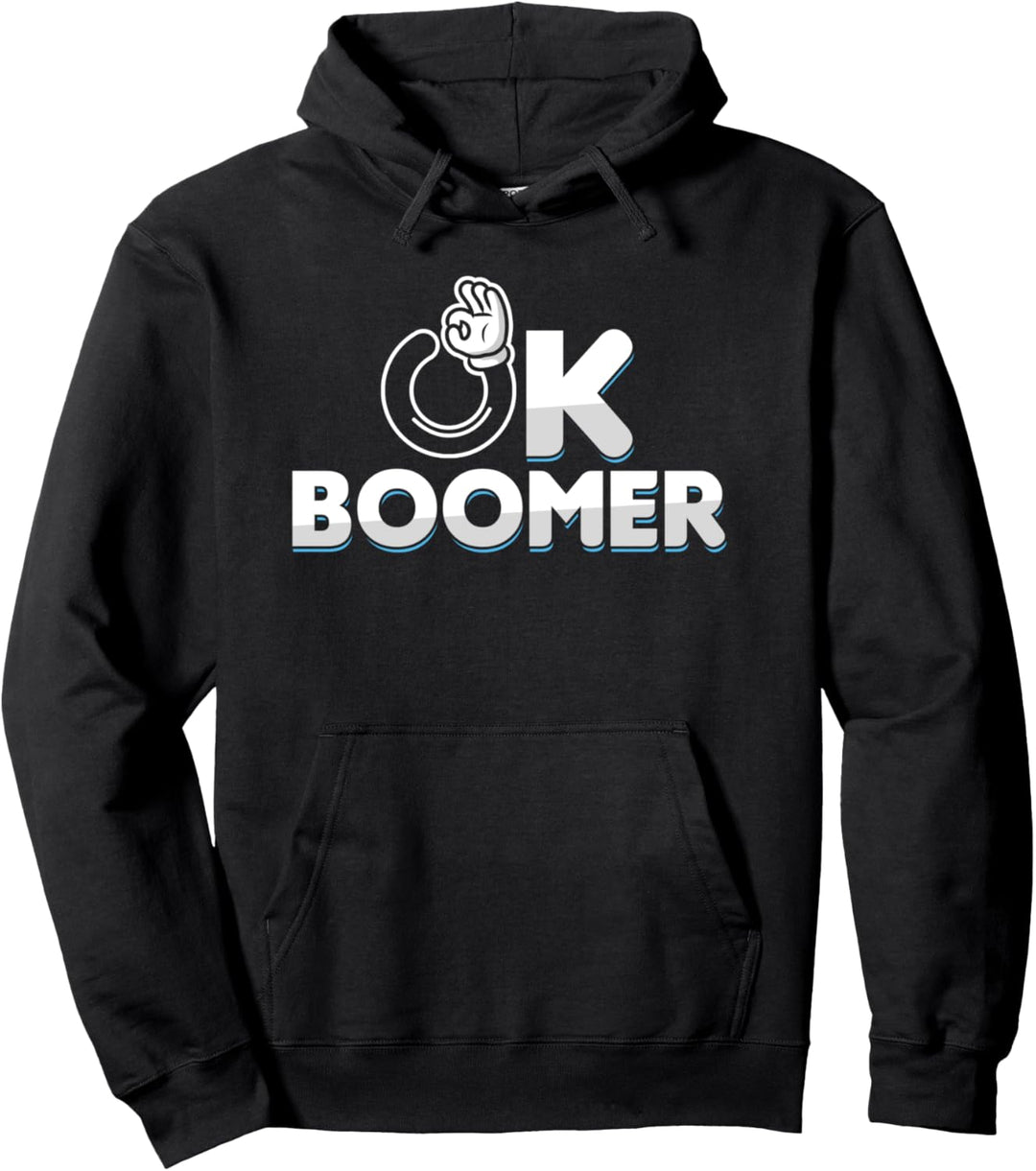 Generation X Y Z Millennial Ok Boomer modische Hip Sprüche Pullover Hoodie