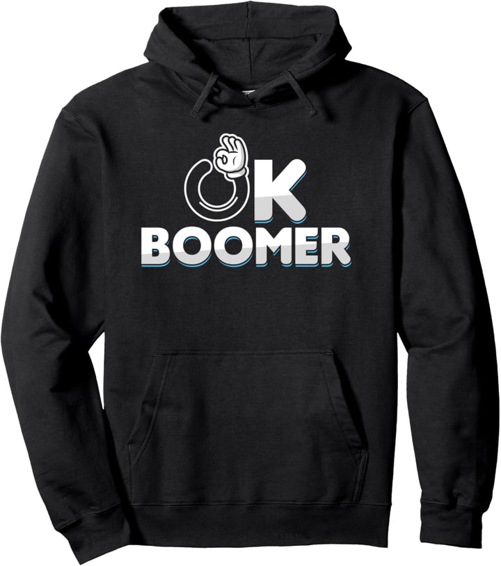 Generation X Y Z Millennial Ok Boomer modische Hip Sprüche Pullover Hoodie