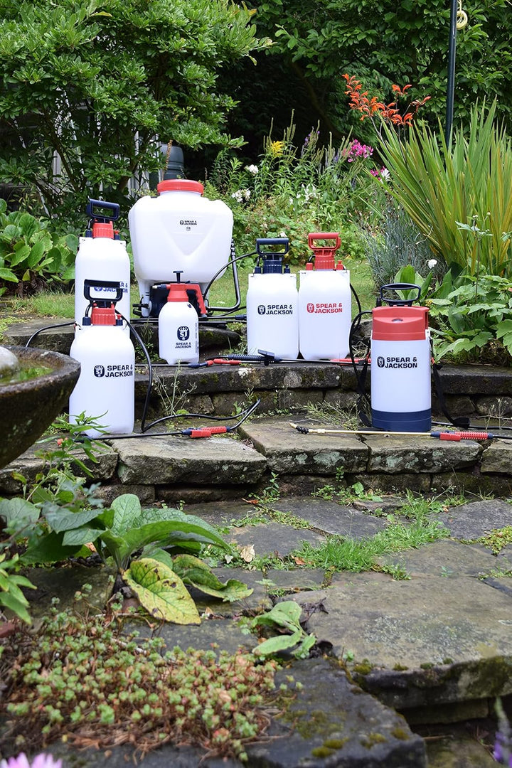 Spear & Jackson 5LPAPSTWIN Drucksprüher, 5 l, Doppelpack 5 Liter Doppelpack, 5 Liter Doppelpack