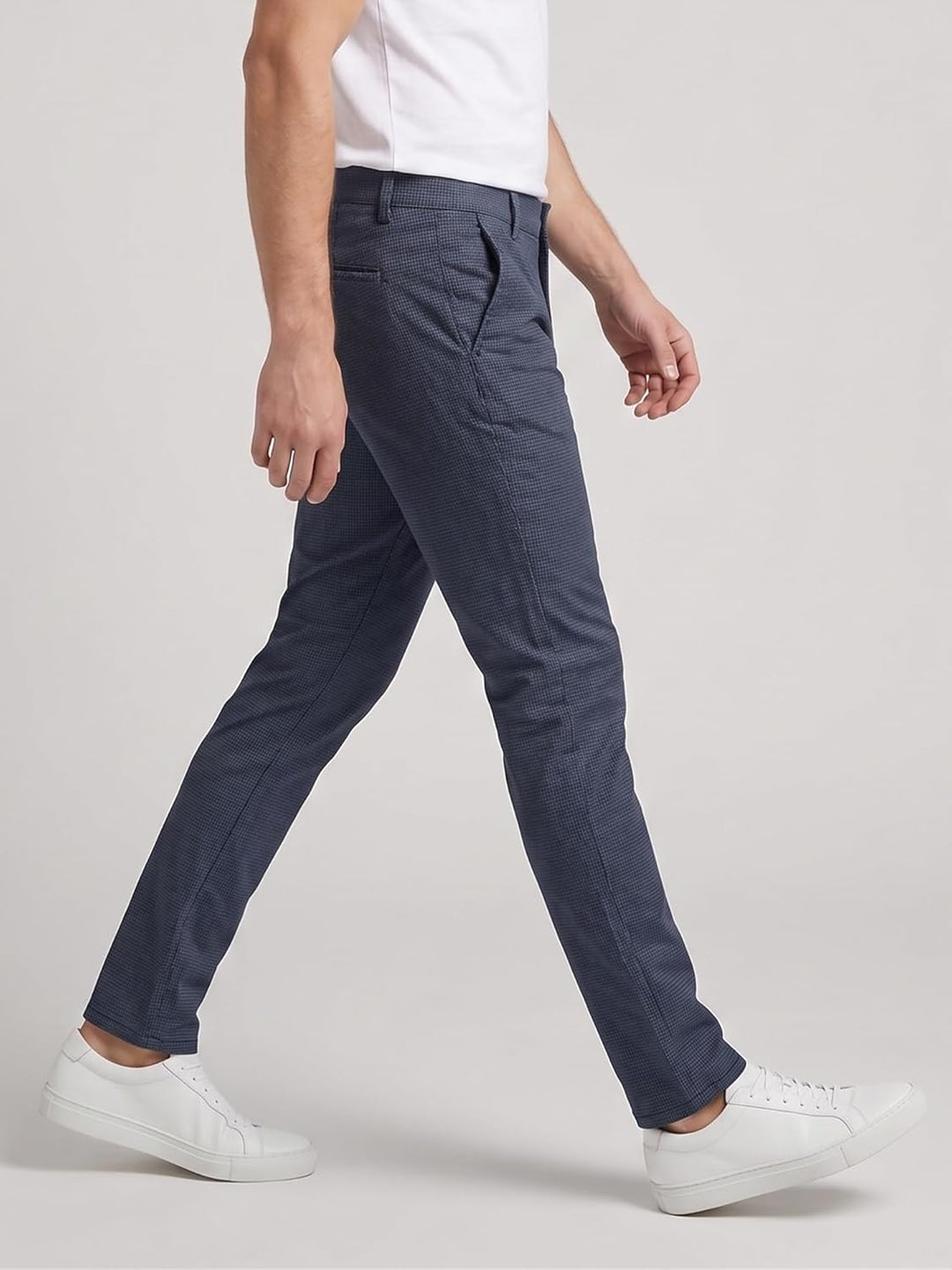 Rock Creek Herren Chino Hose Slim Fit Business Hosen RC-2154 29W / 30L Blau, 29W / 30L Blau