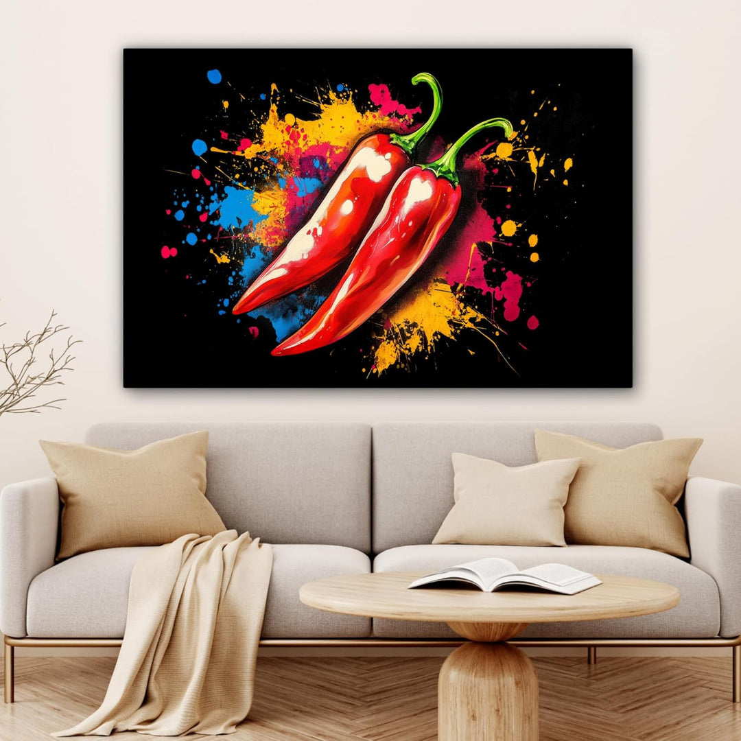 MuchoWow© Leinwandbild Gross 120x80 cm XXL Dekoration Wohnzimmer Bilder Pictures Wall Decoration Liv