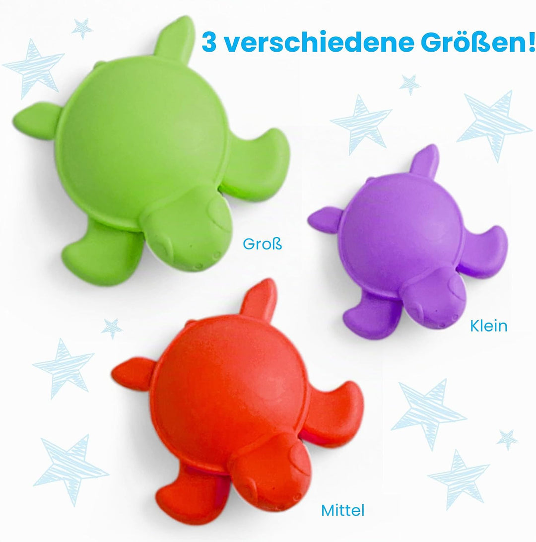 Learning Resources Mathe-Aktivitätsset Taktile Schildkröten, Zahlen lernen für Kleinkinder, Mathe-Zä