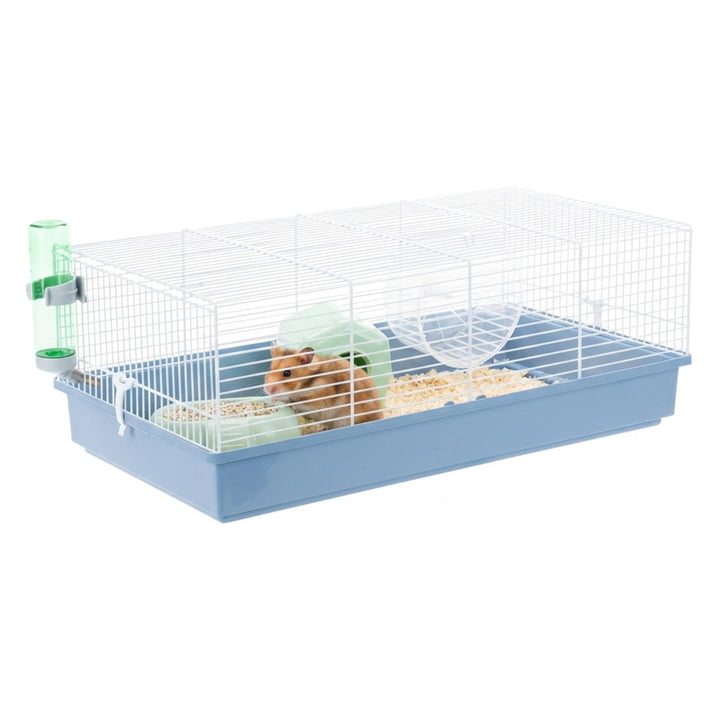 Ferplast Hamsterkäfig, Nagerkäfig CRICETI 11, Kleintierkäfig, Hamsterzubehör inklusive, 58 x 31 x h