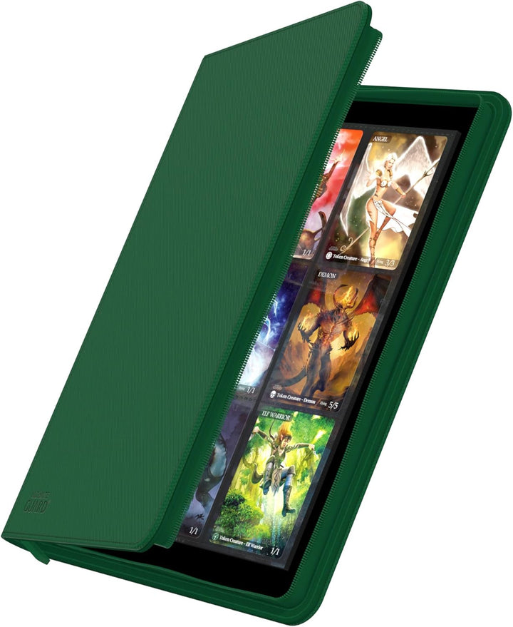 Ultimate Guard Zipfolio 360-18-Pocket XenoSkin Grün, Grün
