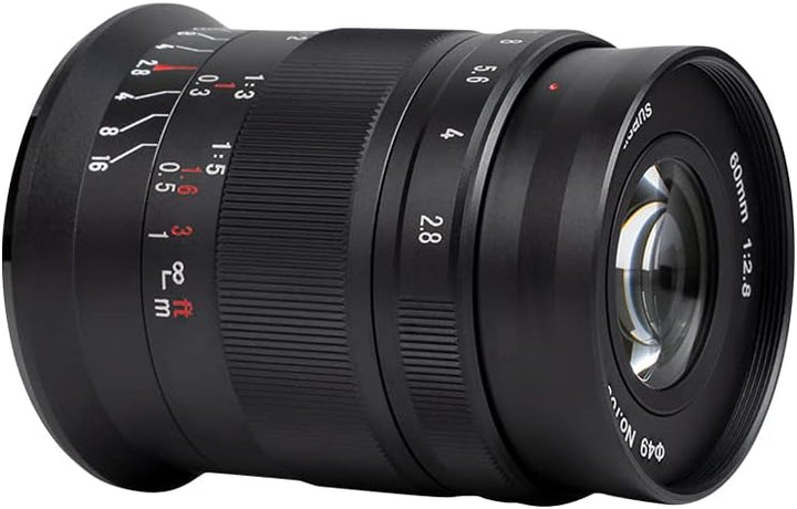 7artisans 60 mm F2.8 Mark II Makro manueller Fokus-Kameraobjektiv APS-C spiegellose Kameralinse für