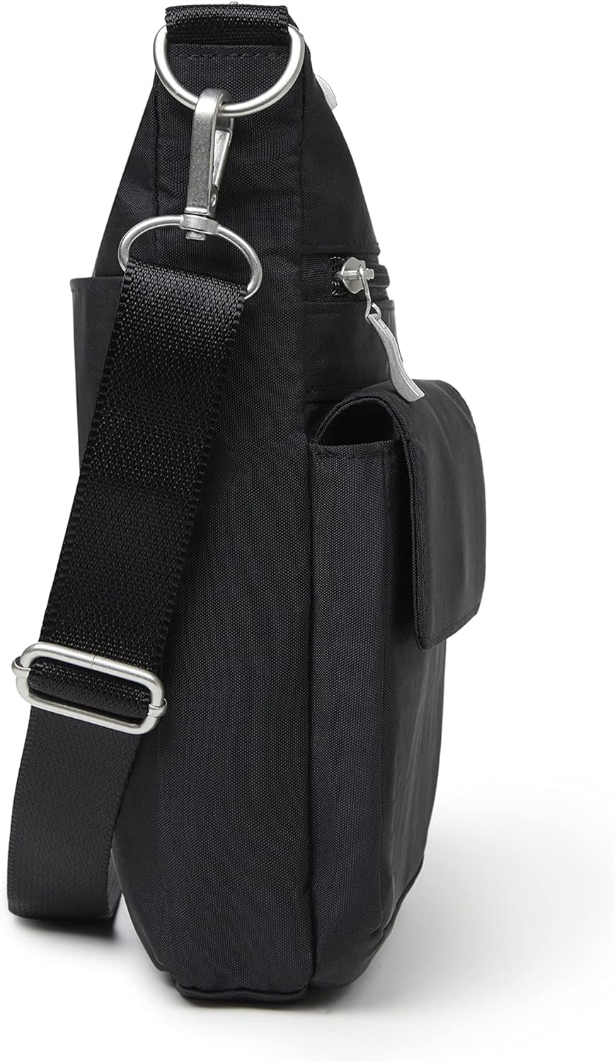 Baggallini Damen Modern Everywhere Slim Crossbody Schwarz, Schwarz