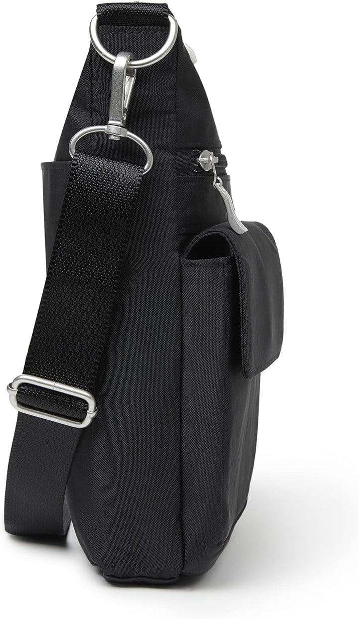 Baggallini Damen Modern Everywhere Slim Crossbody Schwarz, Schwarz