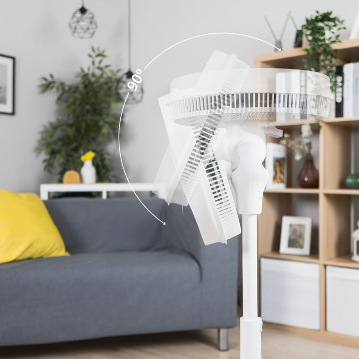 Ufesa Standventilator Sendai SilentEdge, 24W, 12 Geschwindigkeiten, 3 Modi, Oszillation bis 90°, Ult