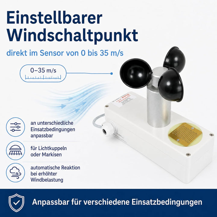 Wind und Regensensor Typ-Europa / 230V
