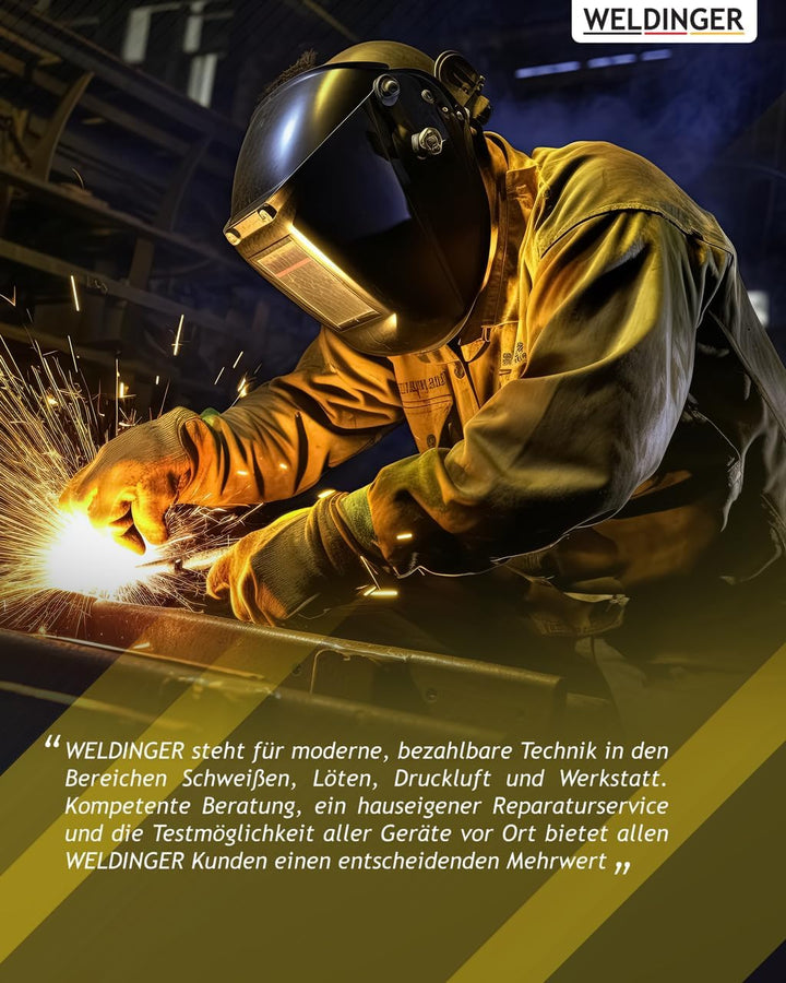 WELDINGER Kombischweissinverter MWE 202 HF SYN dig mit HF-Zündung MIG MAG DC-WIG MMA Schweissgerät 5