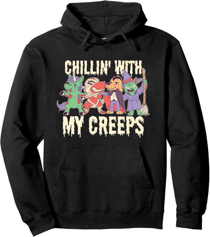 Lustige Halloween Verkleidung Kinder Party Pullover Hoodie