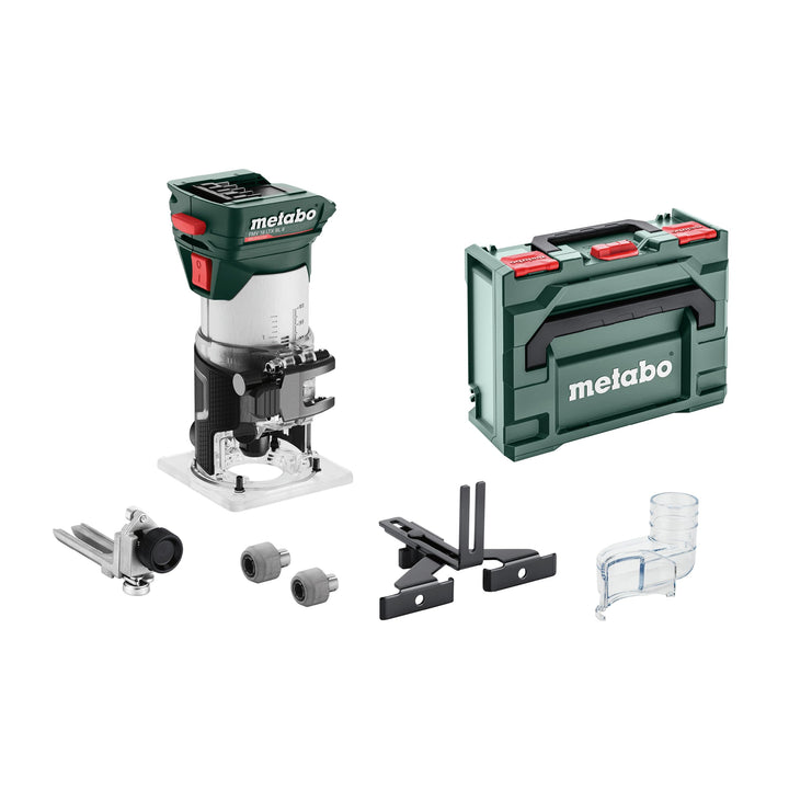 metabo Akku-Kantenfräse FMV 18 LTX BL 8-18V, Brushless-Motor, 4800-29000 U/min, 6/8 mm Spannzange, m