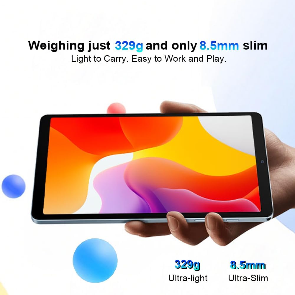 Blackview Link 2 8 Zoll Tablet Mini Android 15, 12GB+128GB/1TB Lesen Tablet, Gemini Al 2.0, Zwei Lau