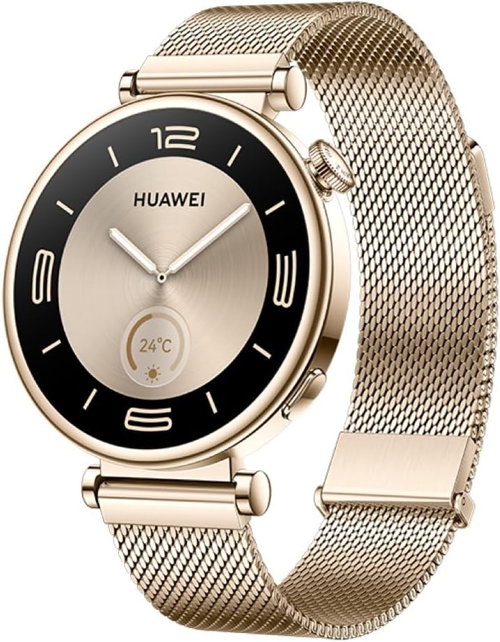 HUAWEI Watch GT 4 41mm, GPS, iOS & Android, Stainless Steel Case, Smartwatch, Bis zu 7 Tage Akkulauf