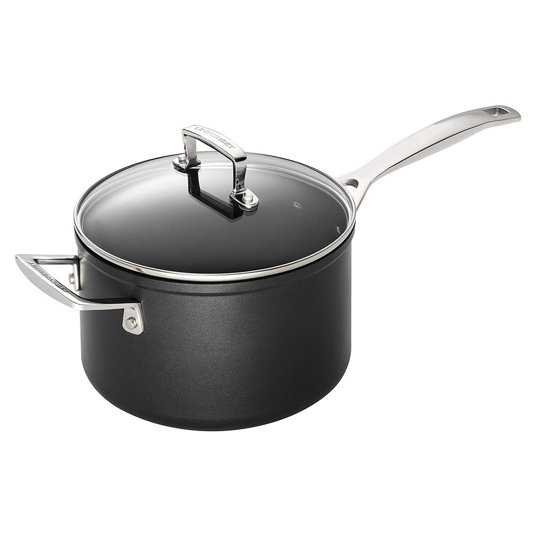 Le Creuset Aluminium-Antihaft Profitopf, Ø 20 cm, Für alle Herdarten inkl. Induktion geeignet, Anthr