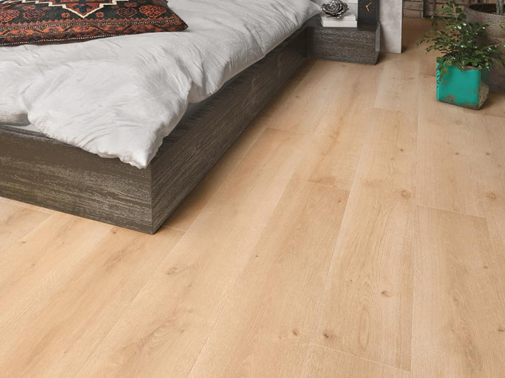 BASICfloor Nature Landhausdiele 8 mm Laminatboden Bellemont Oak, Nutzungsklasse 23 32, Klickverbindu