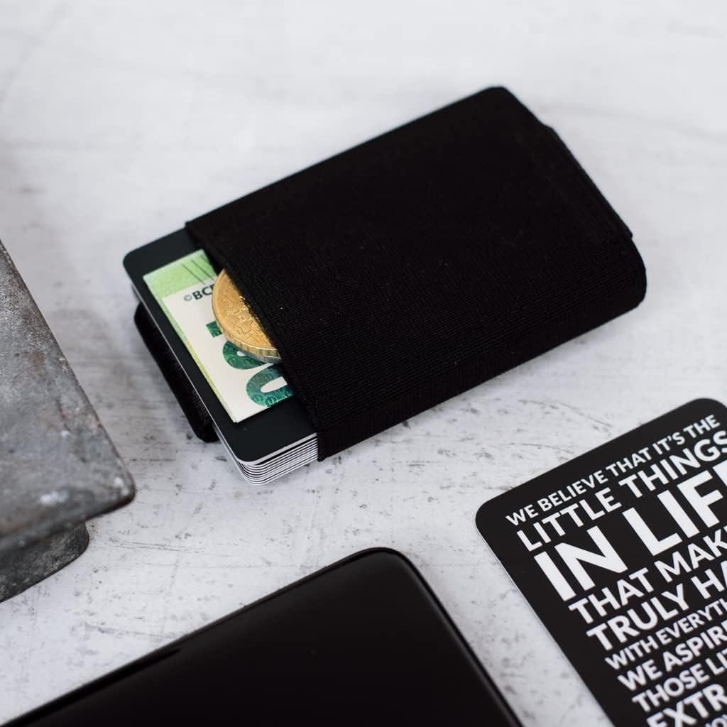 Jaimie Jacobs Nano Boy Mini Wallet, Mini Geldbörse aus Textil, Kleiner Geldbeutel, Slim Wallet mit Z