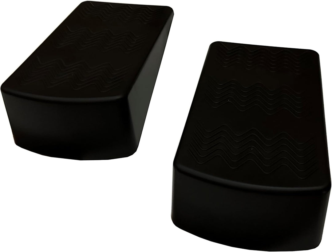 qibylift Yoga-Keil-Block-Paare, schwarze schräge Board-Wadendehner, Übungsrampen für Gewichtheben, P