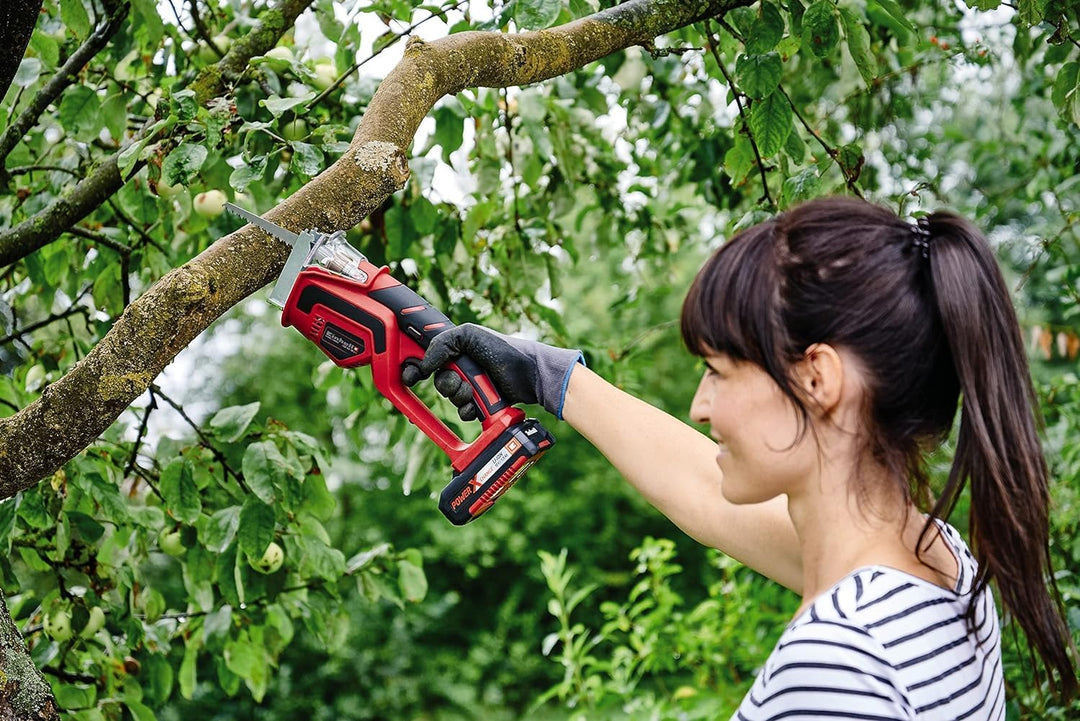 Einhell Akku-Astsäge GE-GS 18 Li – Solo Power X-Change (Lithium Ionen, 18 V, Sägeblattlänge 150 mm Q