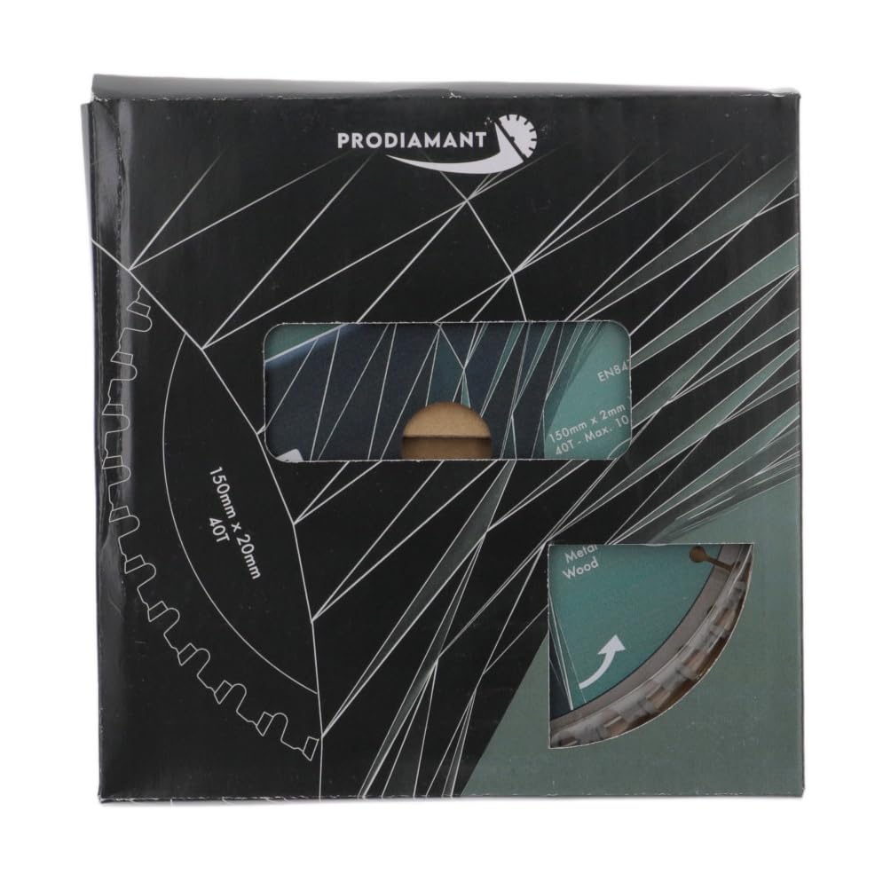 PRODIAMANT Multi Sägeblatt 150 x 20 mm Hartmetallsägeblatt für Holz, Alu, Kunstoff und Laminat mit H