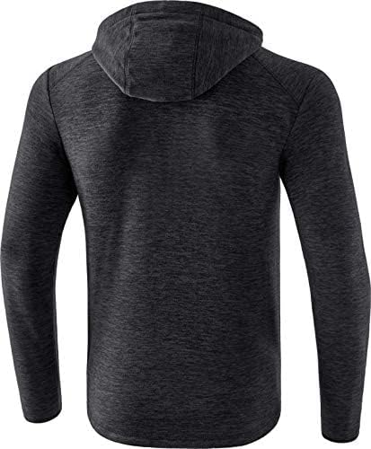 Erima Herren Fleecejacke, Polyester, Schwarz Melange, XL