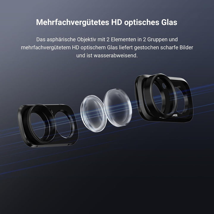 NEEWER FL-L21 0,75x Weitwinkelobjektiv kompatibel mit Insta360 Luna Ultra