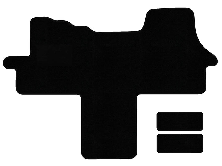 Fussmatten passend für FIAT Ducato Typ 250 alle Sitzvarianten (Baujahr 2006-2024), Deluxe schwarz |