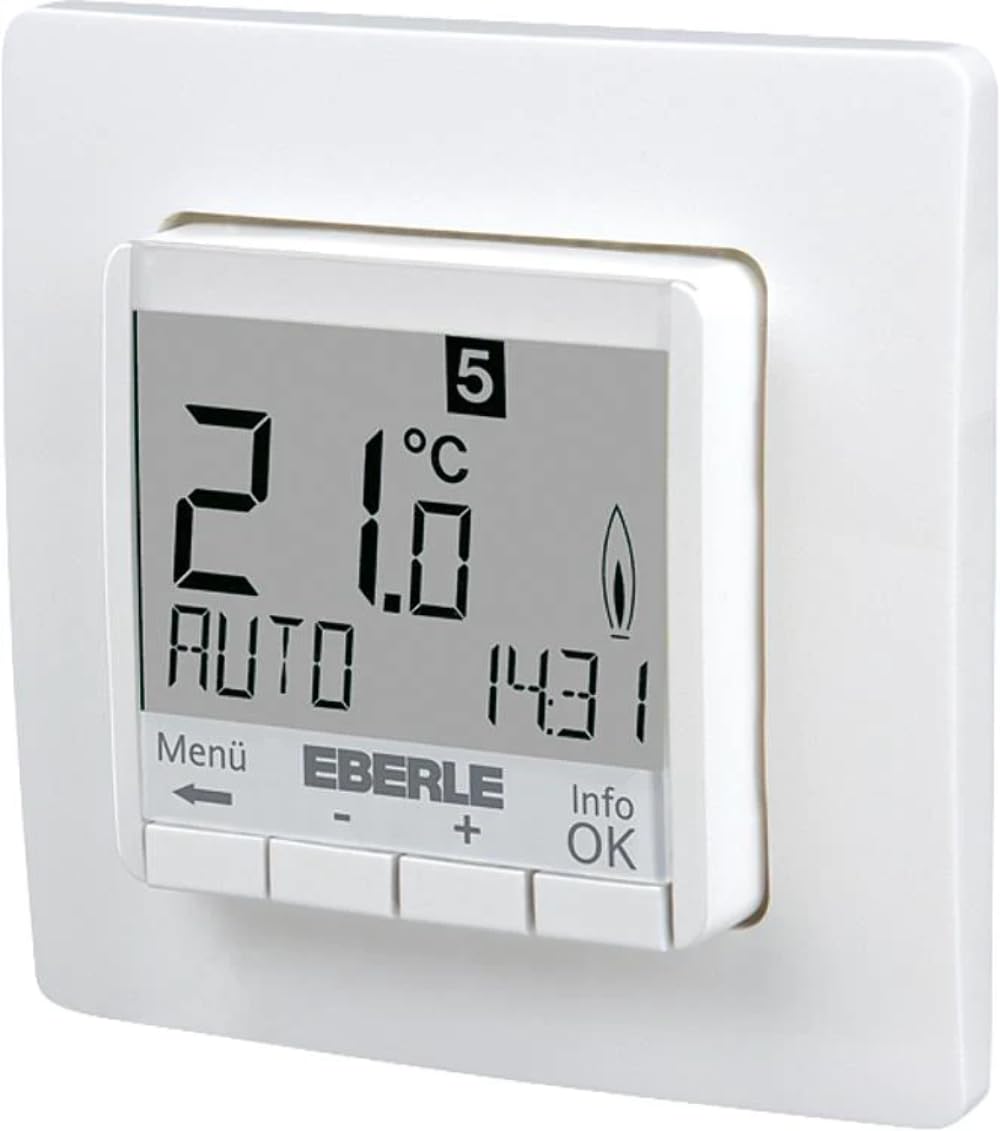 Eberle ws 527 8104 55 100 FIT 3R Raumthermostat Unterputz, 230 V