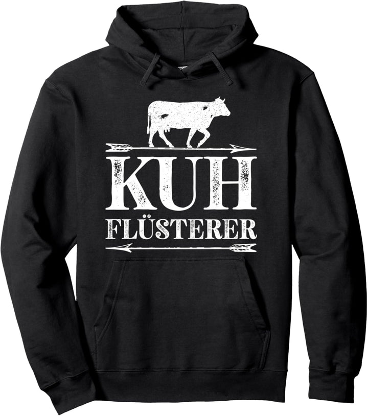 Kuhflüsterer Lustiges Landwirt Bauer Kühe Geschenk Pullover Hoodie