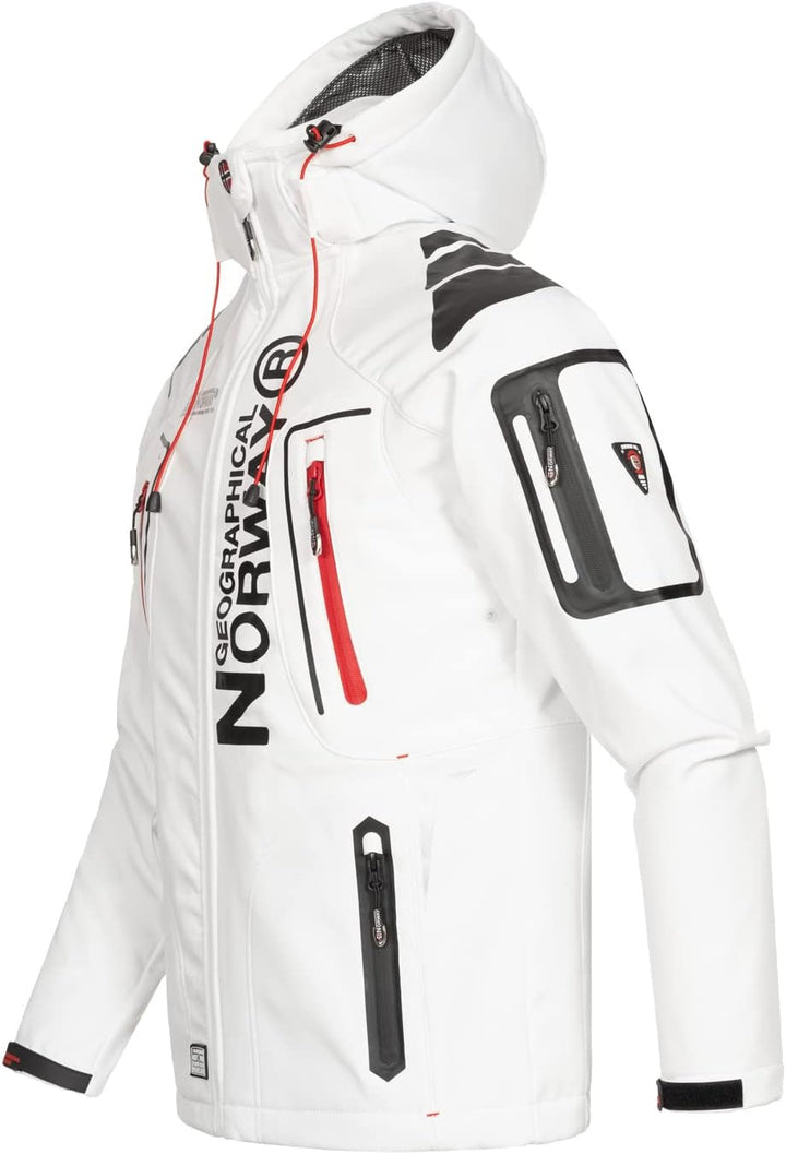 Geographical Norway Herren Tambour Herren Softshell Jacke S Weiss, S Weiss