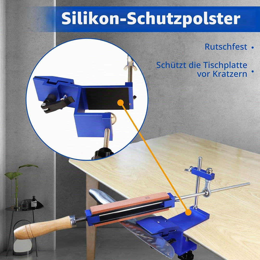 Professionelle 360 Flip Messerschärfer Werkzeug, Fixed Angle Küchenmesser Schärfen Tool Kit mit Quic