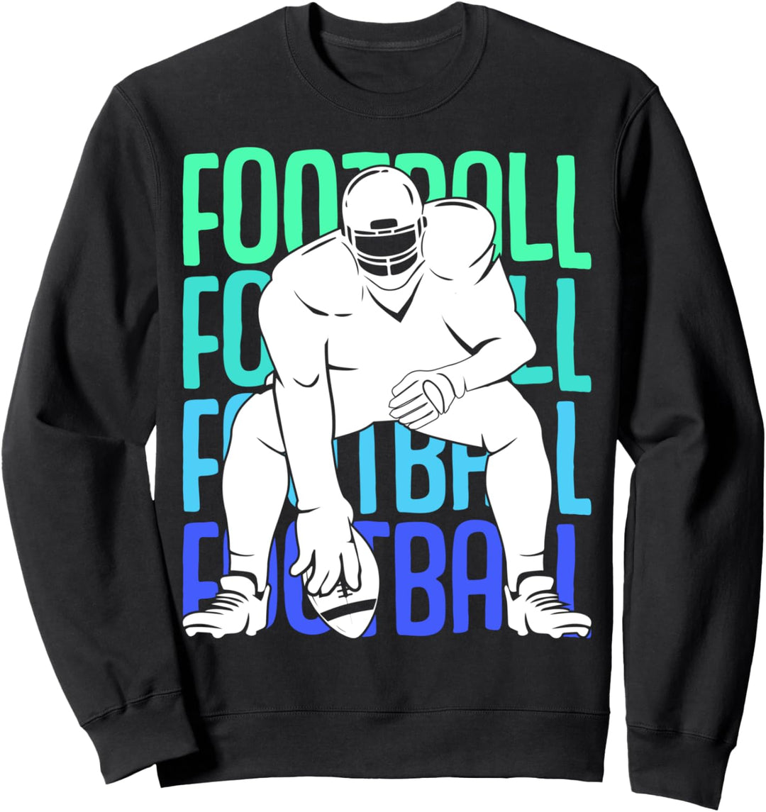 American Football Lineman Jungen Kinder Herren Sweatshirt