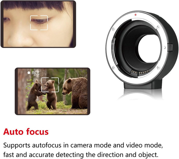 Meike MK-C-AF4 Adapter for Canon EF EF-S Lens Mount to EOS M EF-M Mirroless Camera