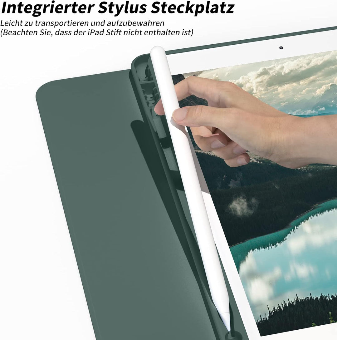 aoub Hülle mit Tastatur für iPad 9. Generation/iPad 8. Generation/iPad 7. Generation, für iPad 10,2