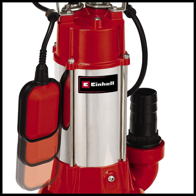 Einhell Schmutzwasserpumpe GC-DP 1340 G (1300W, Ø40mm Fremdkörper, 23.000L/h Förderleistung, Schwimm