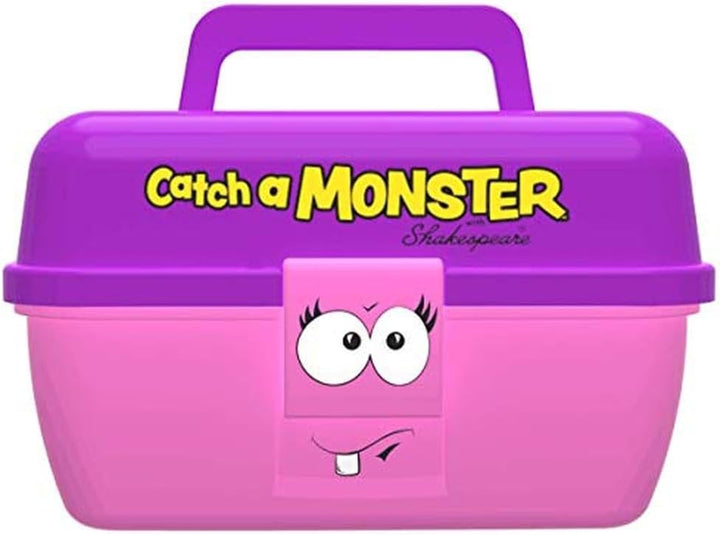 Shakespeare Catch a Monster buntes Spinnruten- und Spinnrollen-Kombi-Set für Kinder – einsatzbereit