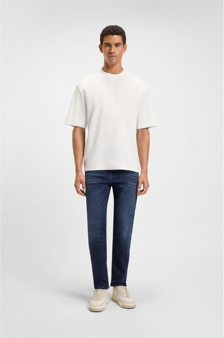 BOSS Herren Maine BC-L-P Regular-Fit Jeans aus blauem Super-Stretch-Denim 30W / 32L Navy410, 30W / 3