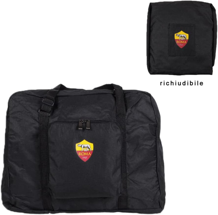 AS Roma Unisex Verschliessbare Tasche für Reisen Reisetasche, Schwarz