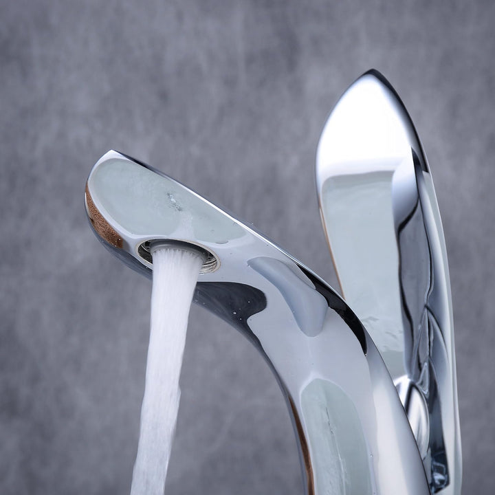 Einhebel-Waschtischmischer Bad Wasserhahn Waschbeckenarmatur Waschbecken Badezimmer Chrom, Beelee, B