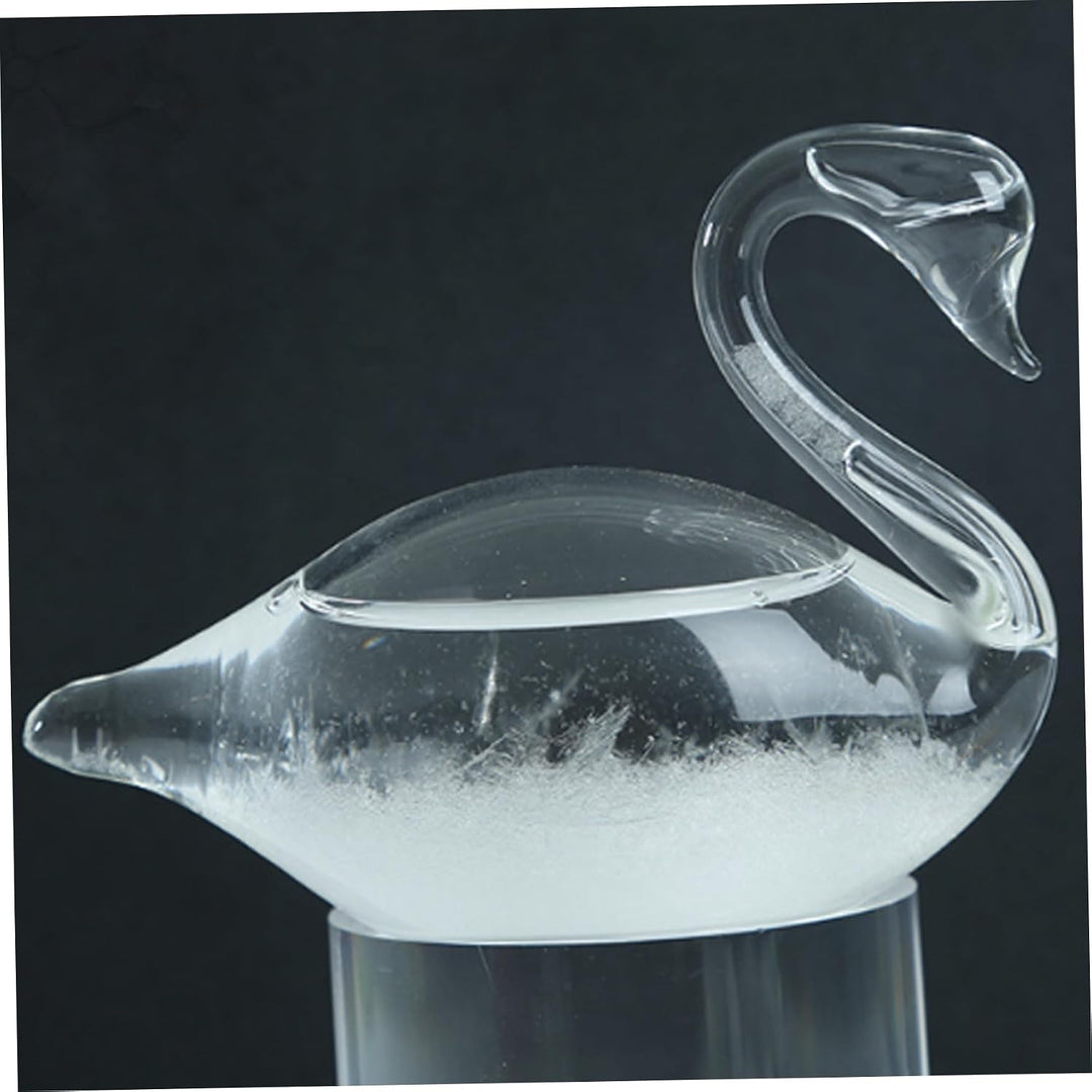 Storm Glass Weather Forecaster, Storm Glass Wear Predictor, elegante Swan Weather dekorative Kristal