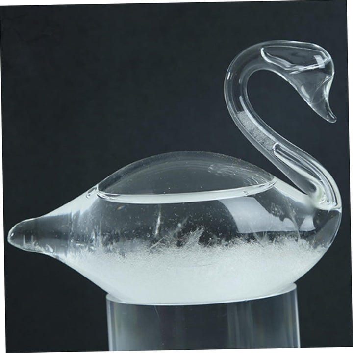 Storm Glass Weather Forecaster, Storm Glass Wear Predictor, elegante Swan Weather dekorative Kristal