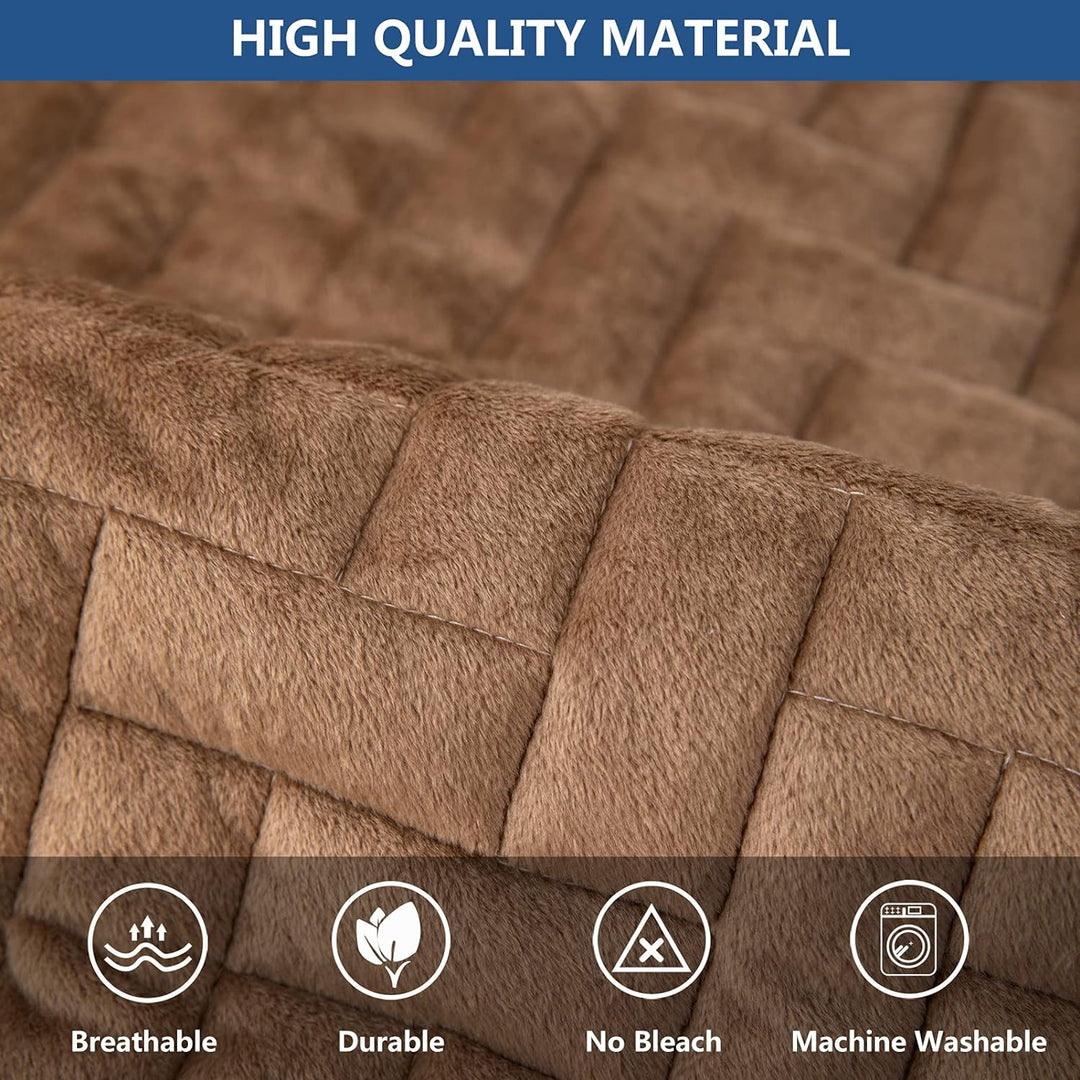 Eismodra Sofa Überzug,Sofabezug 3 Sitzer,Anti-Rutsch-Couch Überzug für L Form Sofaschoner Chaiselong