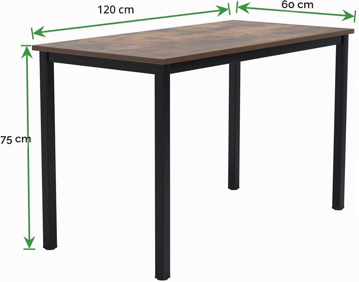sogesfurniture Schreibtisch Computertisch Büromöbel PC Tisch, Stabil Bürotisch Arbeitstisch Esstisch