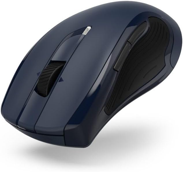 Hama Computermaus kabellos (Funkmaus mit 7 Tasten, Geräuschlose Laserfunkmaus für PC, Laptop und Not