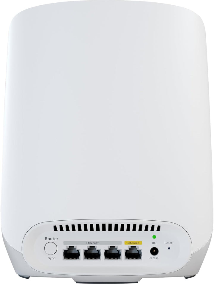 NETGEAR Orbi RBK763S WiFi 6 Mesh WLAN System (5400 MBit/s Geschwindigkeit, TriBand WiFi 6 Router + 2