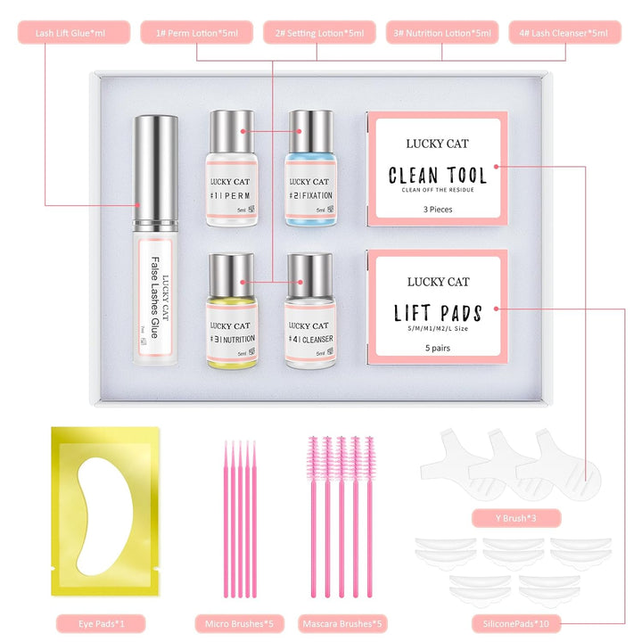 2024 Wimpernlifting Set,Wimpernverlängerung Kit Professionell,Lash Lifting kit,Wimpernwellen Starter