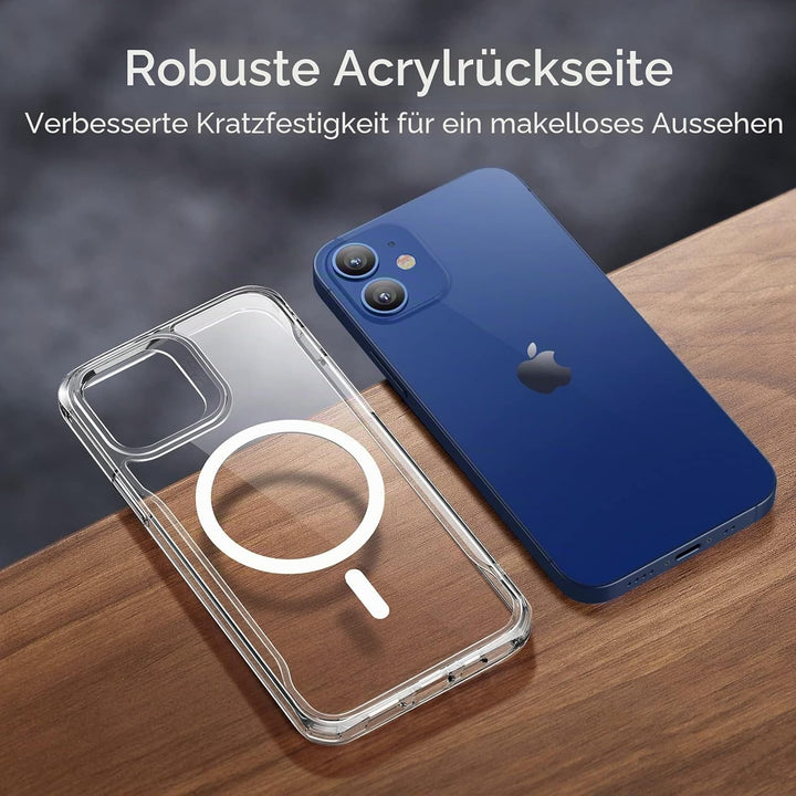 ESR Hülle für iPhone 12, iPhone 12 Pro 2020 Sidekick Hybrid Magafe Case, Transparent Handyülle mit H