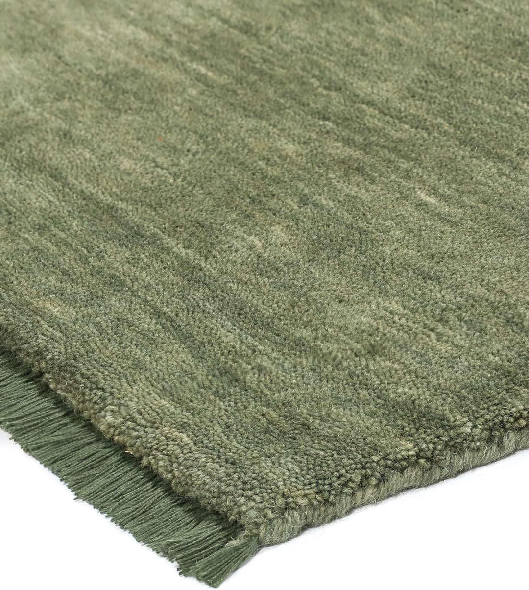 RugVista Handloom Fringes, Fussmatte, Shaggy/Handloom, 60 x 90 cm, Rechteckig, Niedriger Stapel, Die